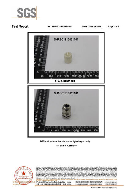 Chiny ZHEJIANG HONGXIANG CONNECTOR MANUFACTURING CO.,LTD. Certyfikaty